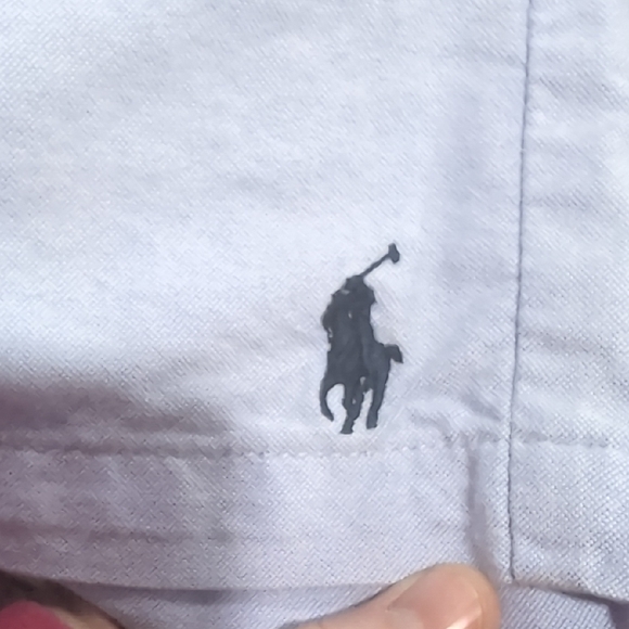 Ralph Lauren Women's Soft Pink and Light Blue Bermuda Shorts Size 10 Like New - Picture 7 of 9